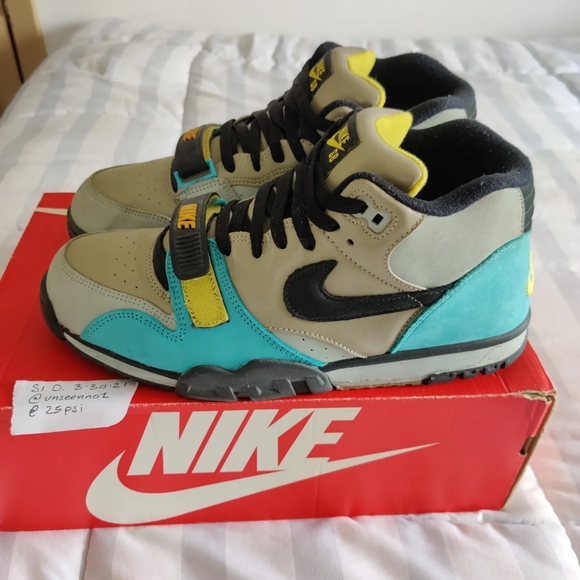 2006 Nike air trainer 1 mid SB "bamboo" size us10 - Picture 5 of 8